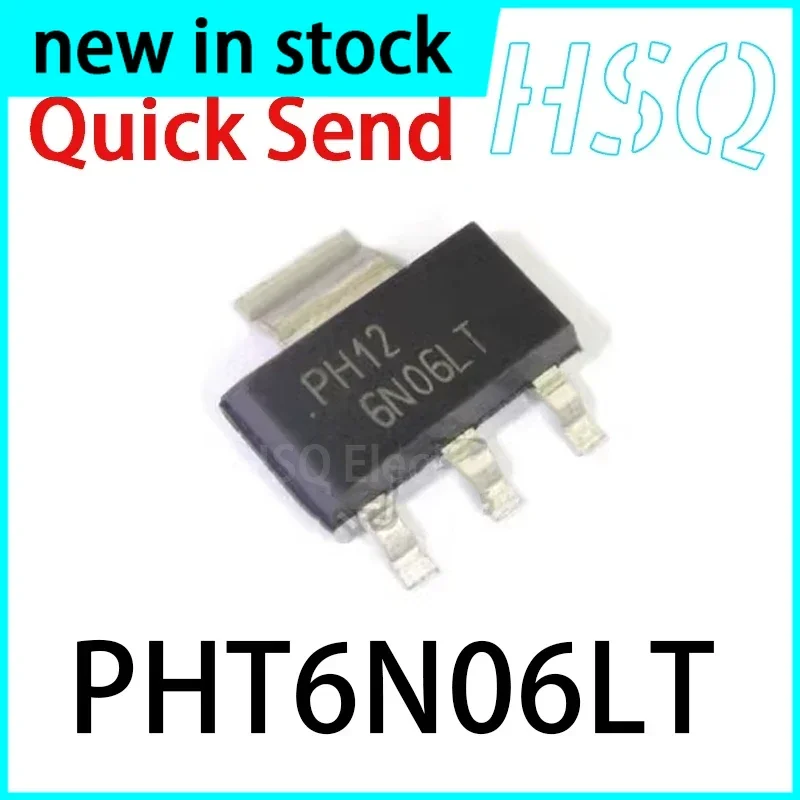 10PCS PHT6N06LT 6N06LT Field Effect MOS Tube Patch SOT223 N Channel New Spot