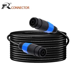 Speakon Female to Female 4Poles Straight Coupler Cable,Professional Speakon Extension Line Wire Audio Cord for Amplifier,Speaker
