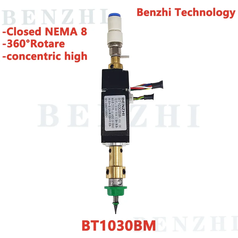 BT1030BM SMT HEAD Closed Nema8 hollow shaft stepper for pick place head SMT DIY mountor 5mm special connector nozzle