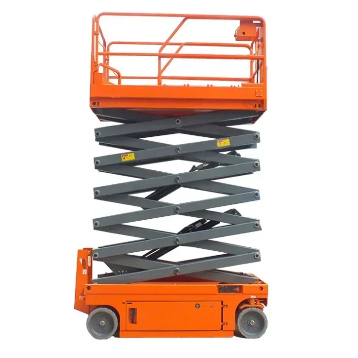 Self Driven Mobile Aerial Work Platform Man Lift Hydraulic Electric Scissor Lifts 6m 8m 10m 12m 14m