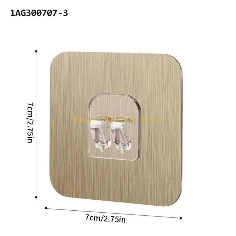 Invisible Wall Hooks for Clothes and Hats Strong Adhesive Design Hanging Hook best sale - Image 6