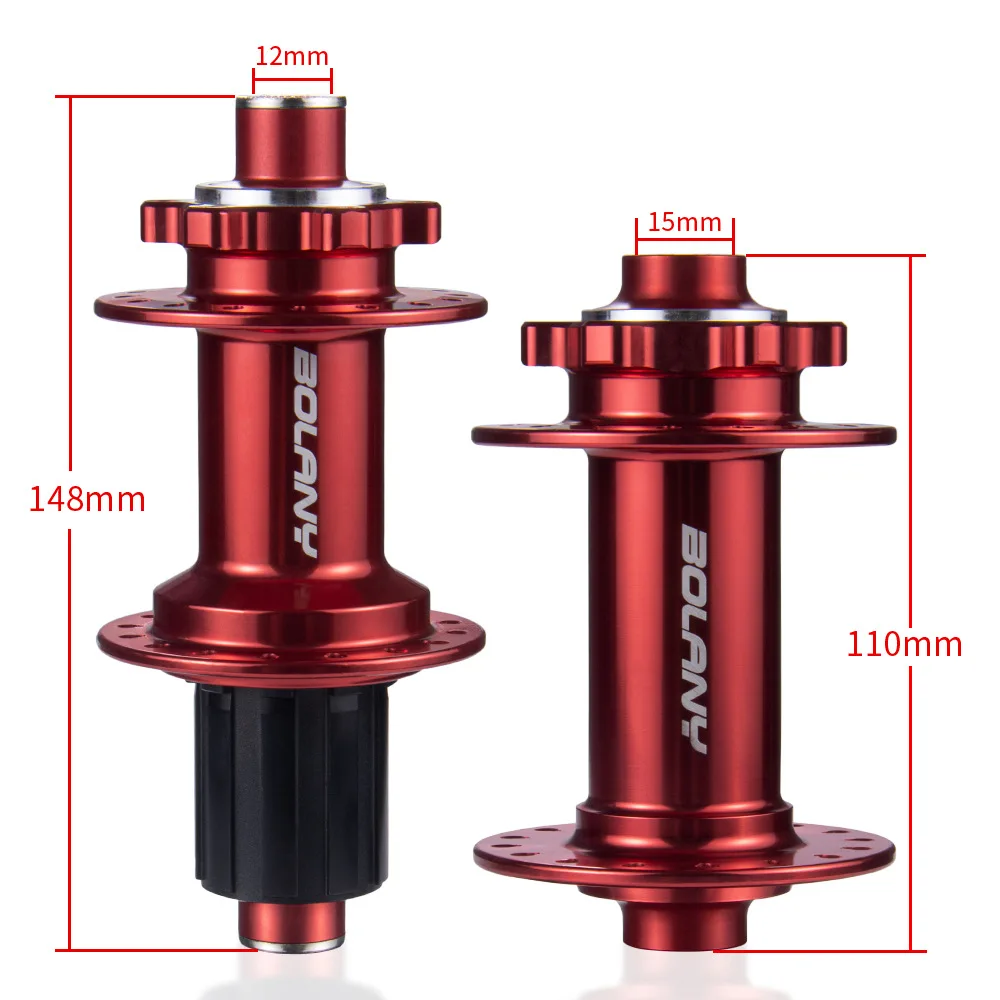 

Bolany-Mountain Bike Barrel Axle Hub, 32 Hole, Four Peilin, 120 Ratchet, Race Boost, Disc Brake