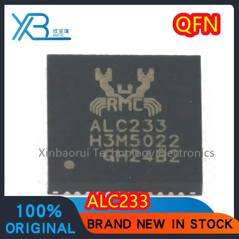 (1/10pieces) ALC233 ALC233-CGT ALC233-VB2-CGT ALC233-A3 B2 audio sound card IC chip QFN48 100% original brand new electronics