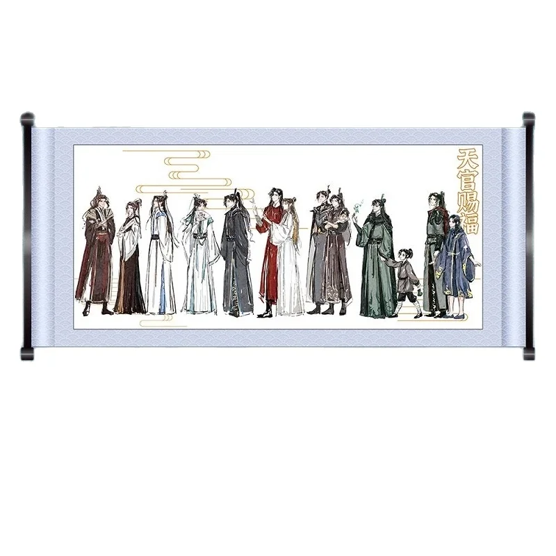 New Heaven Official\'s Blessing Large Acrylic Stand Tian Guan Ci Fu Xie Lian, Hua Cheng Comic Characters Scroll Cosplay Gift