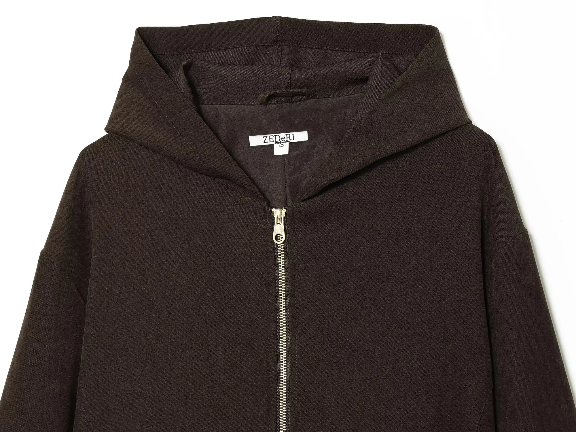 KONDALA automne femmes pantalon décontracté ensemble veste de pilote à capuche, pantalon à cordon 2025 printemps/automne mode Simple polyvalent dame ensemble