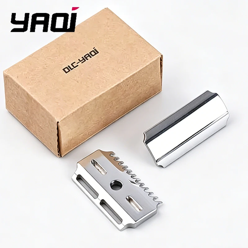 tete-de-rasoir-de-securite-yaqi-vostok-90dc-2026-en-acier-inoxydable-316-poli-double-peigne-avec-interstice-de-lame-de-09-mm-pour-un-rasage-en-douceur