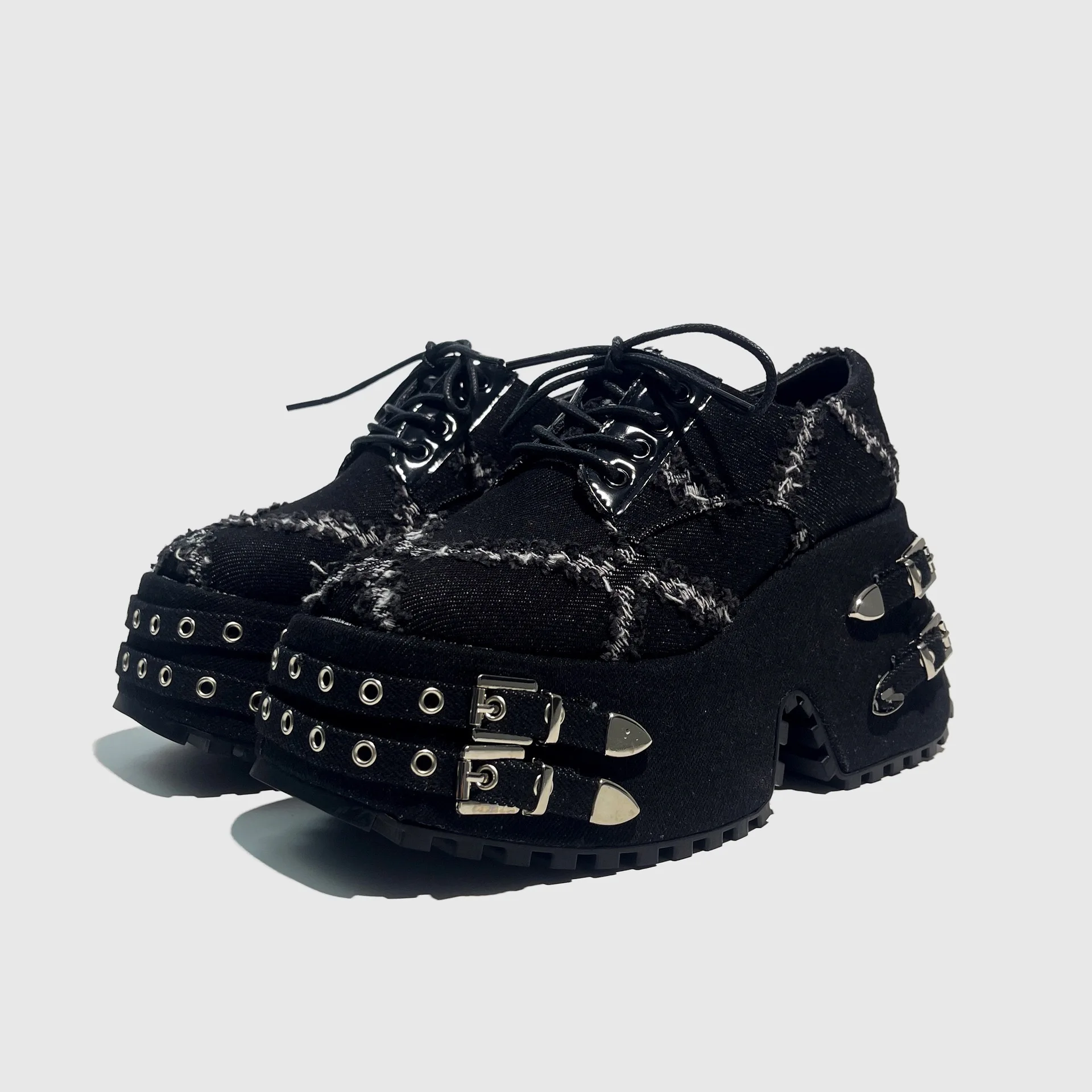 New Tassel Platform Shoes Thick Sole Women's Personality Casual Sneakers Women's Height Increasing Shoes