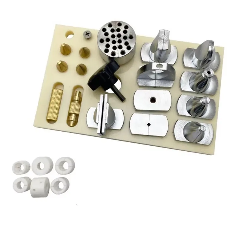 Jewelry Equipments Mini Engraving Ball Vise Tool Block Ring Setting Tools Diamond Stone Setting with Full Attachment