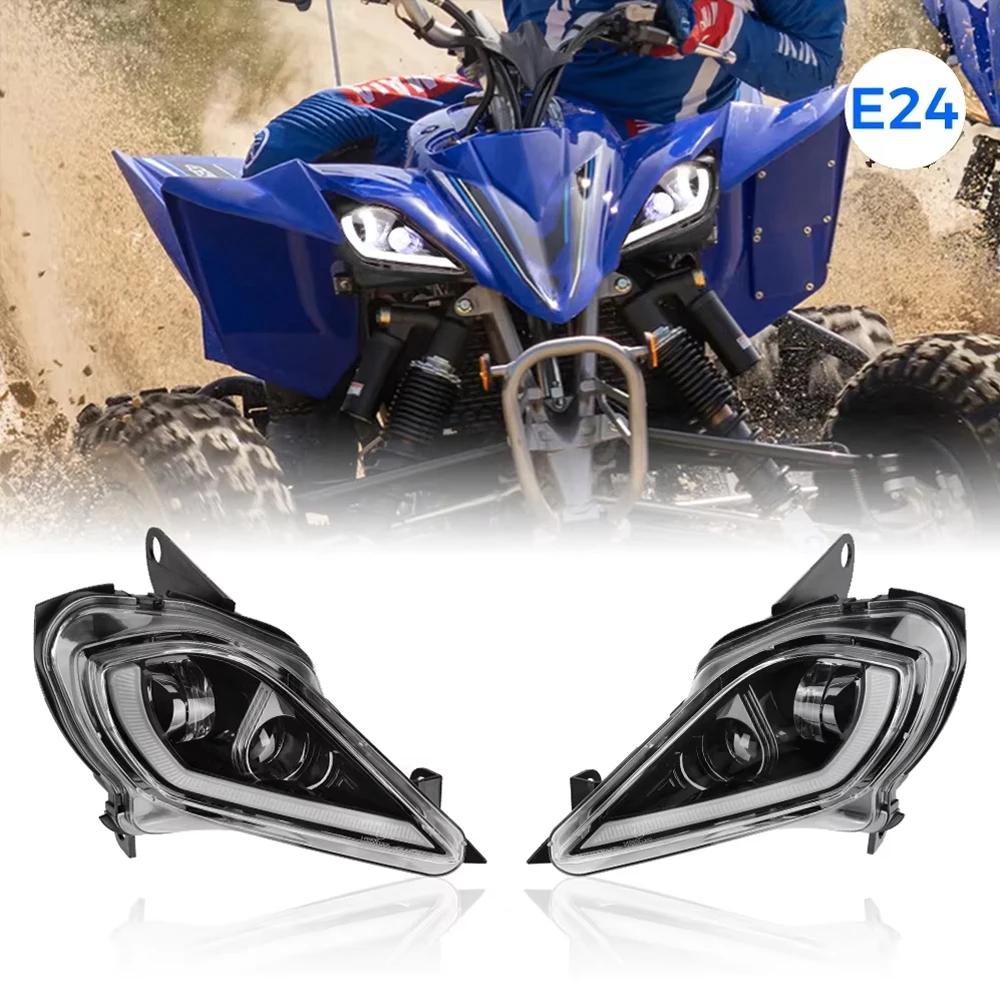 Faro ATV para Yamaha Raptor 700R 700 YFZ450 YFZ450R YFZ450X Wolverine 450 350 Raptor 250 350 2006-2024 luz de señal de giro DRL