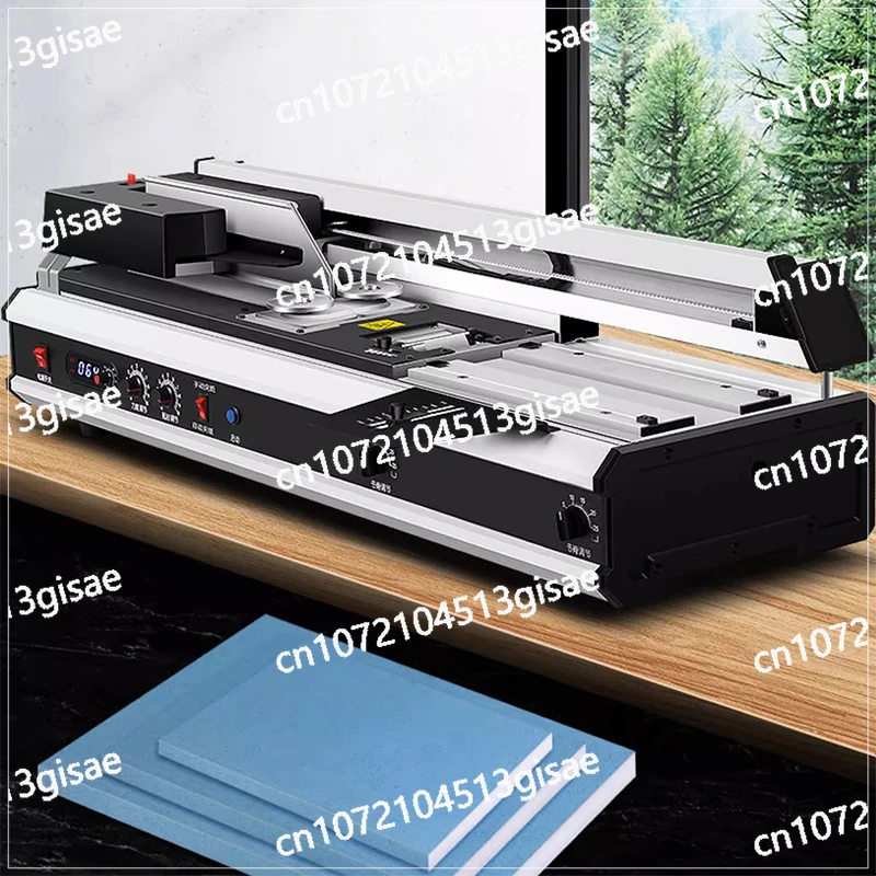 file cover binding, self-made books bound into volumes GD-490S hot melt glue binding machine, contract document binding machine
