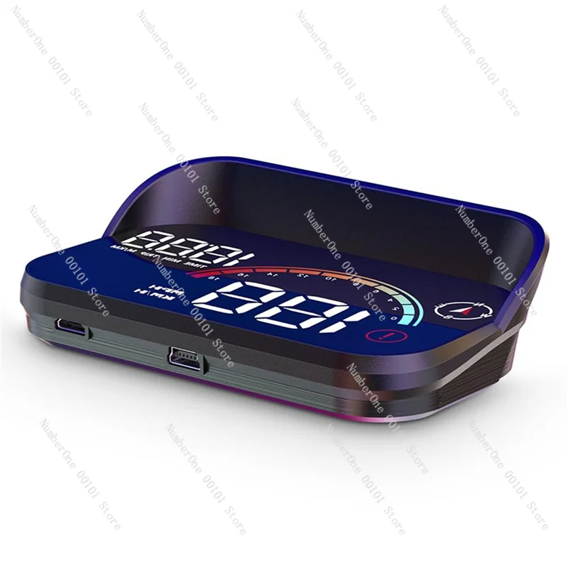 A32Z-M22 Car HUD Head Up Display OBD2 Speedometer Electronic Dog Compass Universal Gauge for Vehicle GPS Speed Display