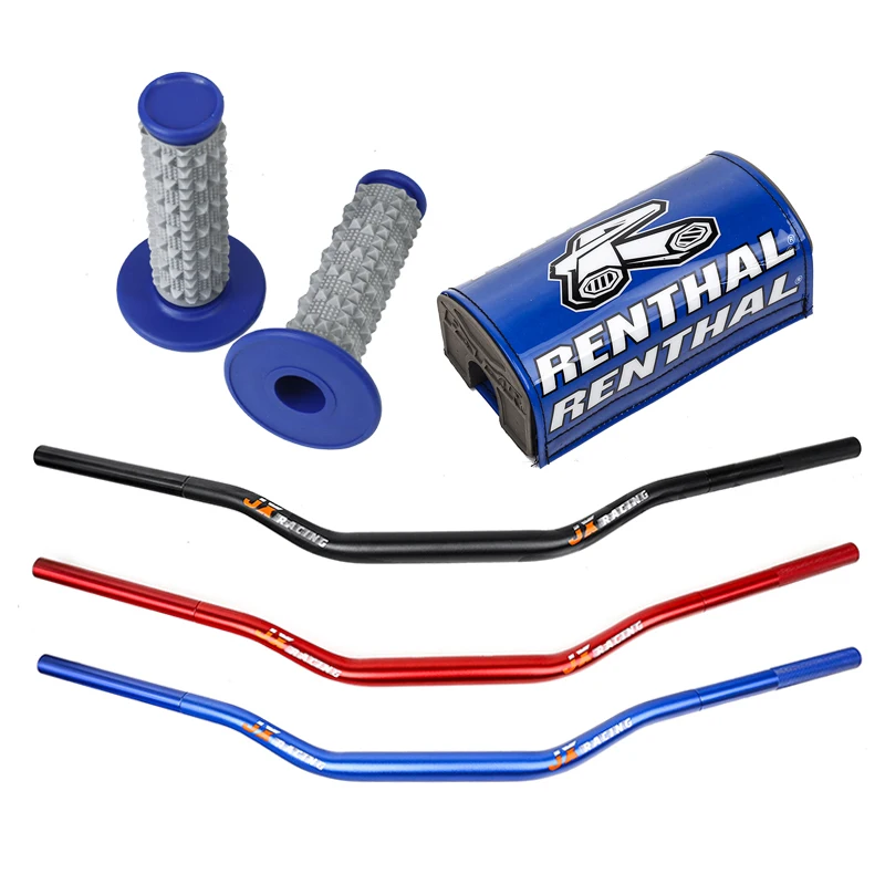 Мотоциклетный руль для Renthal, коническая накладка 1-1/8 дюйма, Нескользящие ручки для гоночного кроссового питбайка