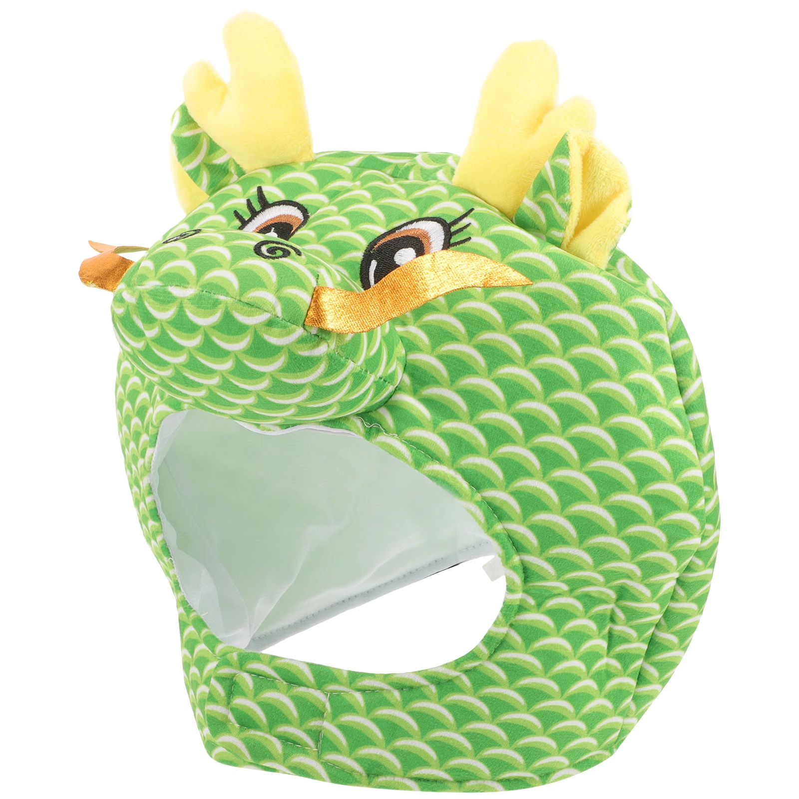 Cute Dragon Headwear Soft Polyester Party Costume Hat for Adults Kids Charming Photography Selfie Festival Cap