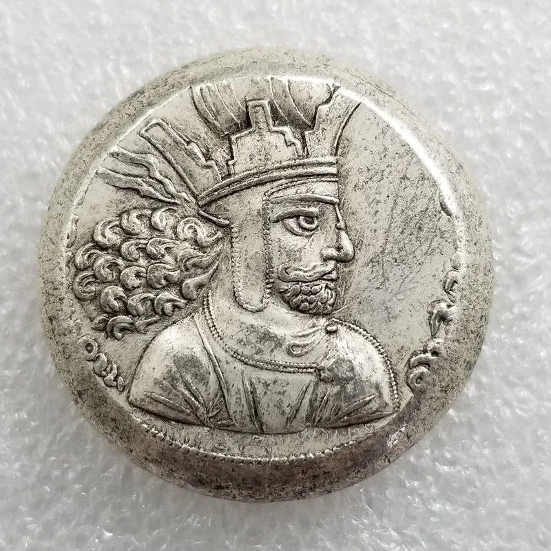 Antique Crafts Greek Coin Copper Plating Silver Used Silver Dollar Silver Cake Wholesale  7017