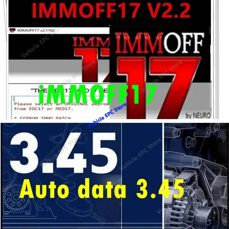 2026 HOT Auto data 3.45 Auto Repair Software and  iMMOFF17 Software EDC17 Immo Off Ecu Program NEUROTUNING Immoff17 Disabler