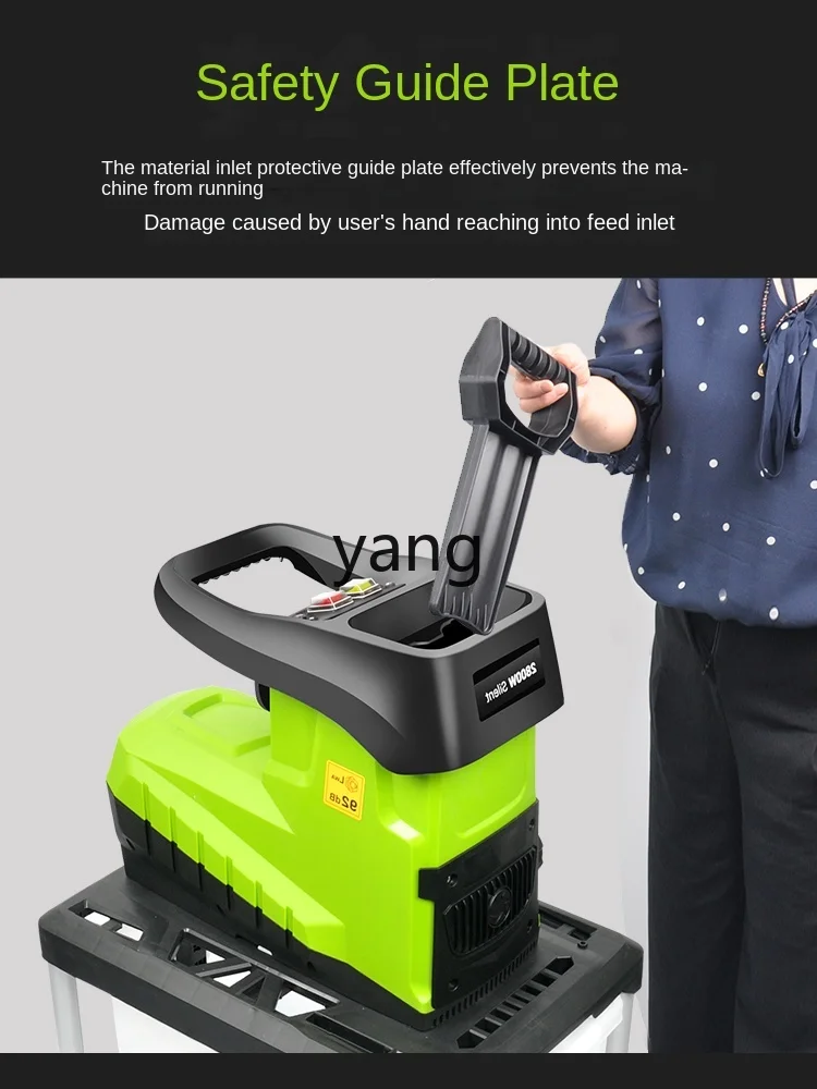 CX High Power Electric Tree Branch Chipper Garden Tools Wood Chipper