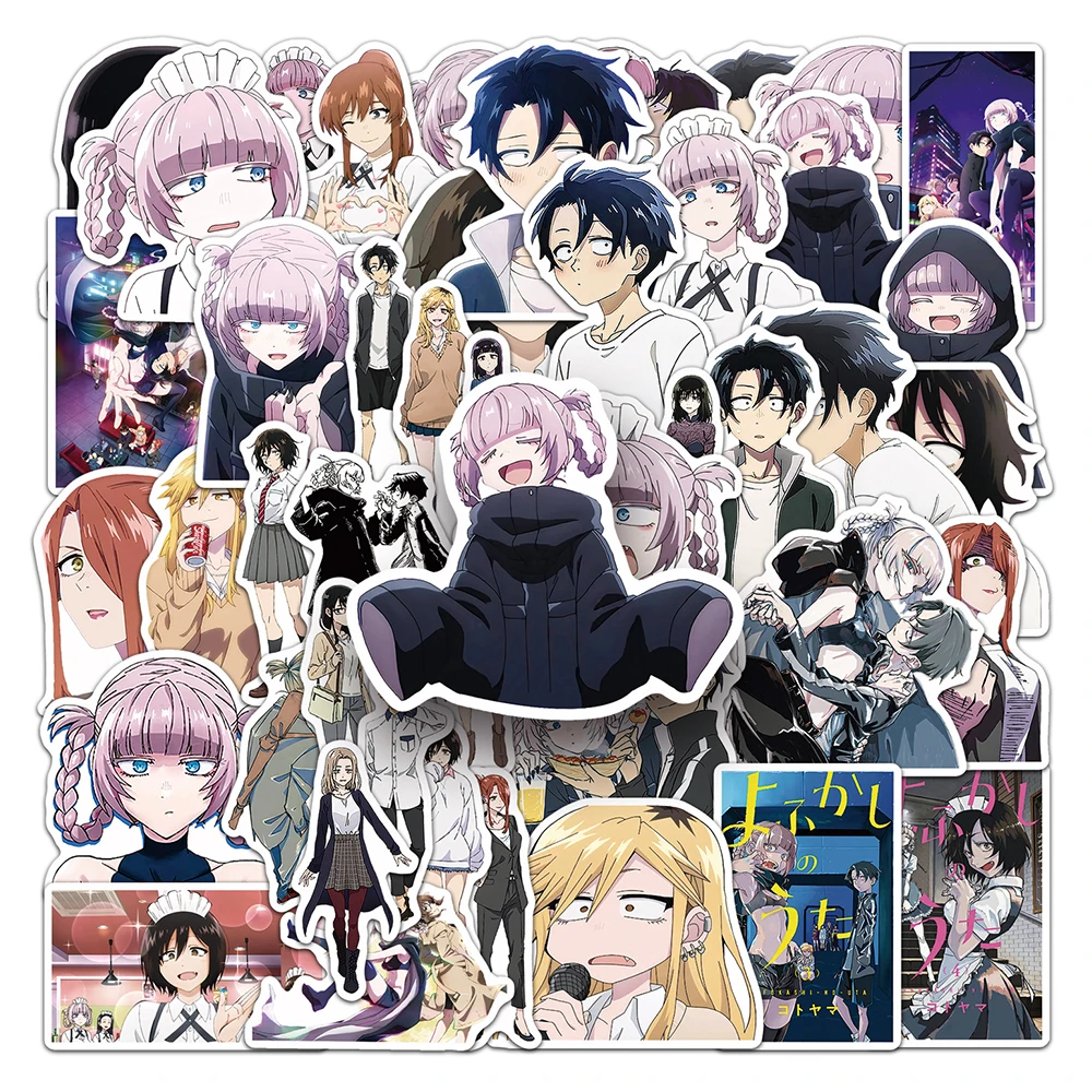 10/30/50pcs Nanakusa Nazuna Anime CALL OF THE NIGHT Stickers Cute Vampire Girl Cartoon Sticker Car Suitcase Phone Cool Decal Toy