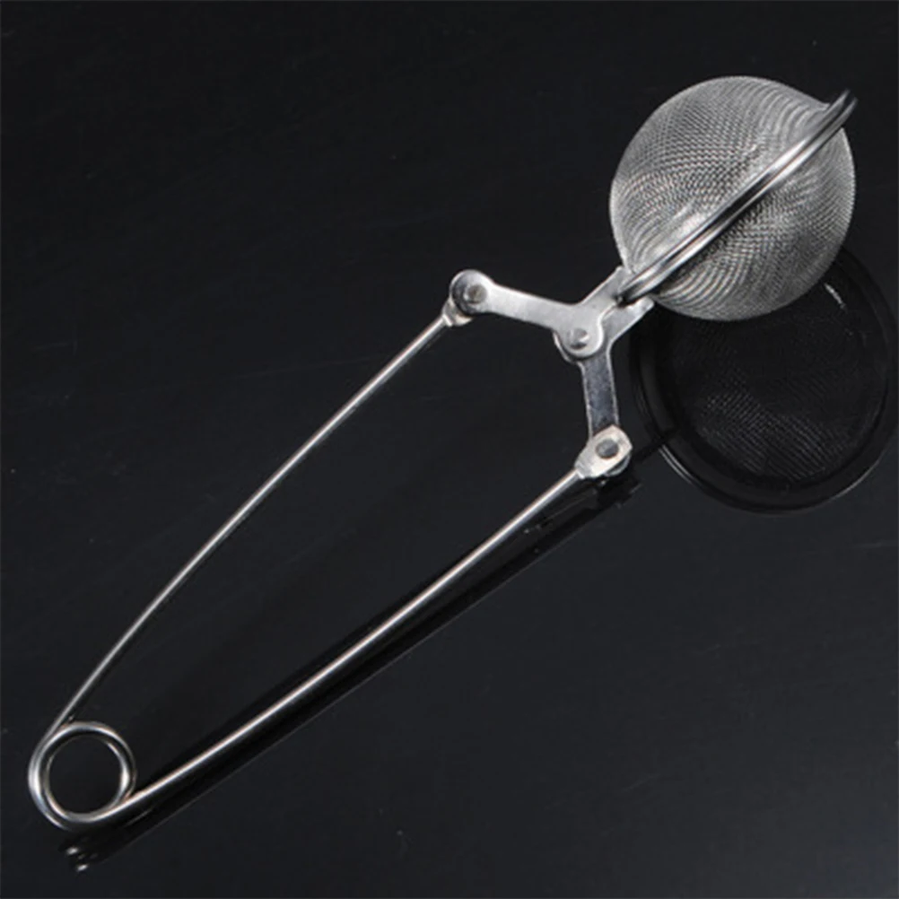 

6 Pcs Tea Filter Infuser The Chain Mesh Stainless Steel Strainer with Handle