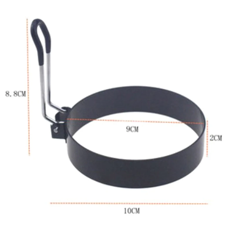 Image of 9/10/15/20 cm Pfannkuchenringform Metall Spiegelei Shaper Antihaft-Eierkochring
