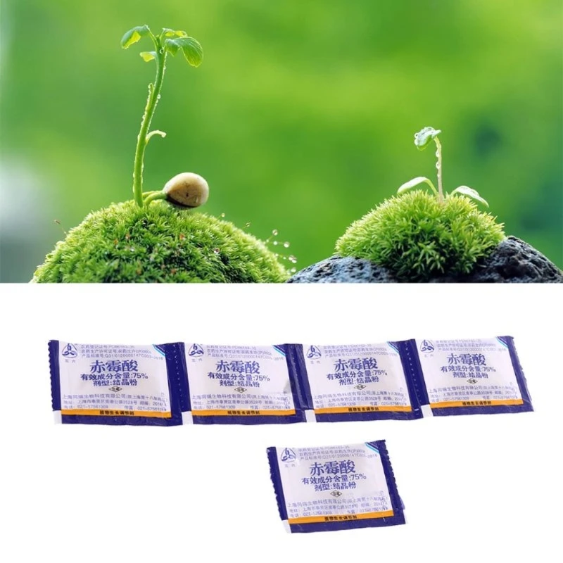 

5Pcs Garden Gibberellic Acid GA3 75% Water Soluble White Plant Growth Powder