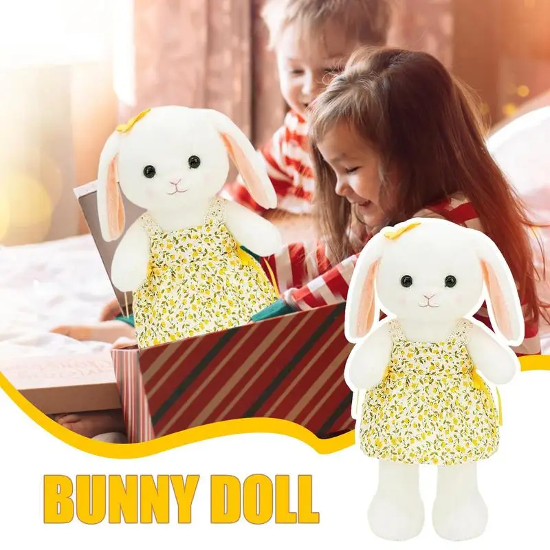 

Плюшевая кукла-кролик, плюшевая кукла, приятный кролик, чучело, пасхальное украшение для сцены, гостиная, кабинет, декоративная подушка, мягкая подушка