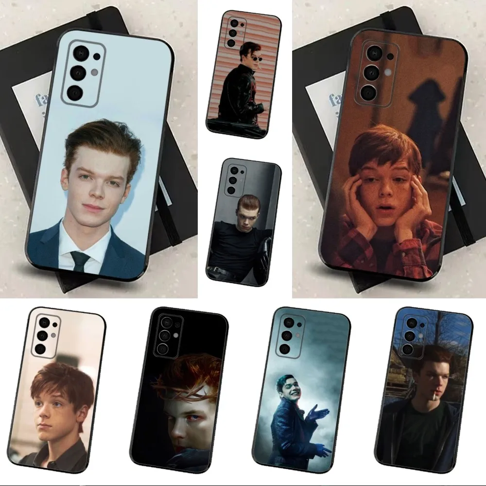 C-Cameron M-Monaghan Actor Phone Case For Samsung Galaxy A91,A80,A73,A72 ,A71,A53A52,A32 ,A31A22,A21s,A20,Black Cover