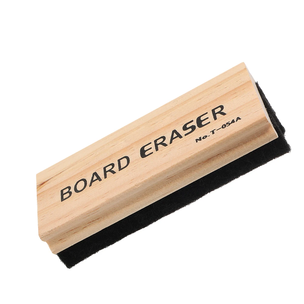 

Wooden Chalkboard Eraser Dry for Blackboards Whiteboards Classroom Bulk Dustless Noiseless Wool Felt Pine Multifunctional