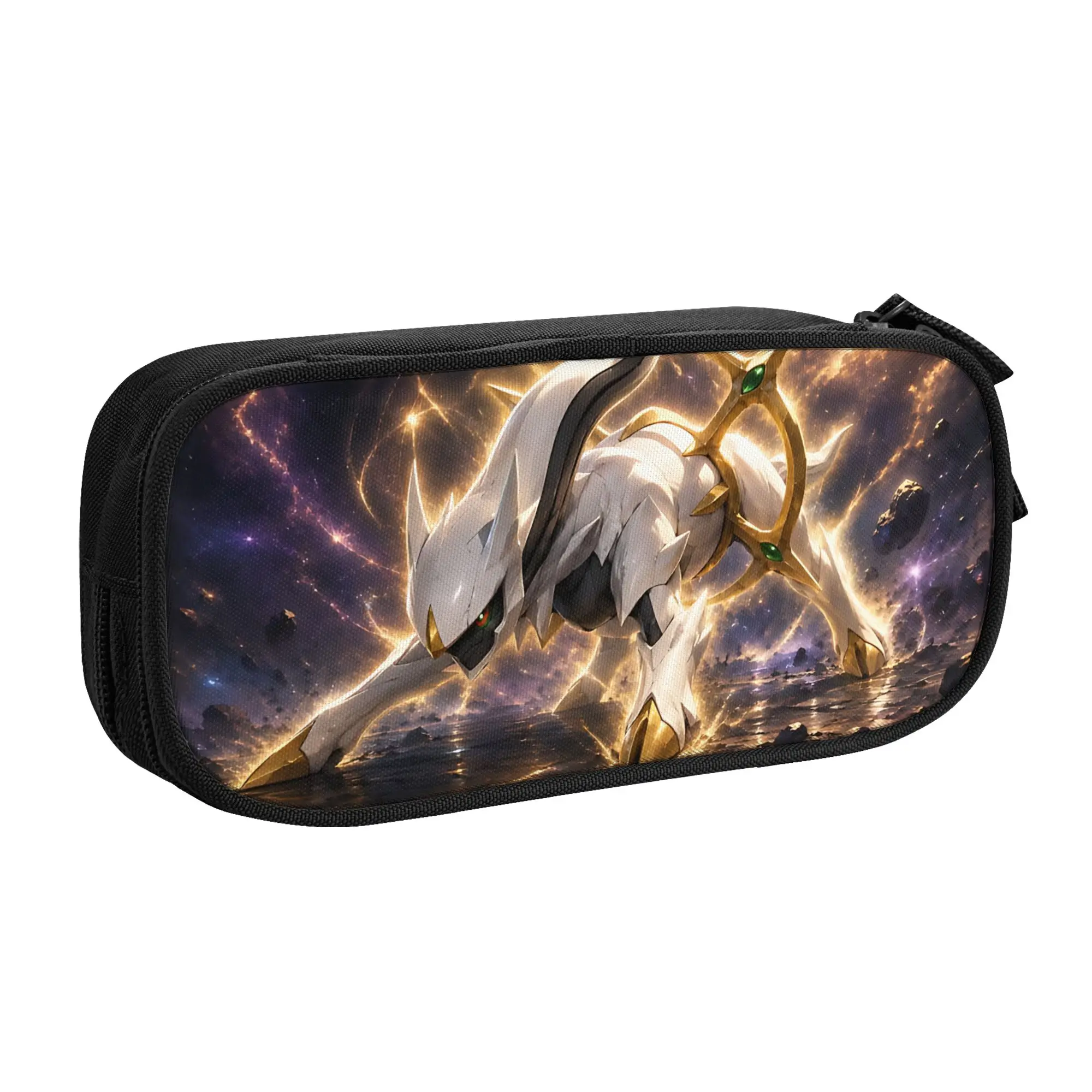 Large Capacity Bags for Child Cartoon Pokemon Arceus  School Pencil Bag for Boys Gilrs Kids