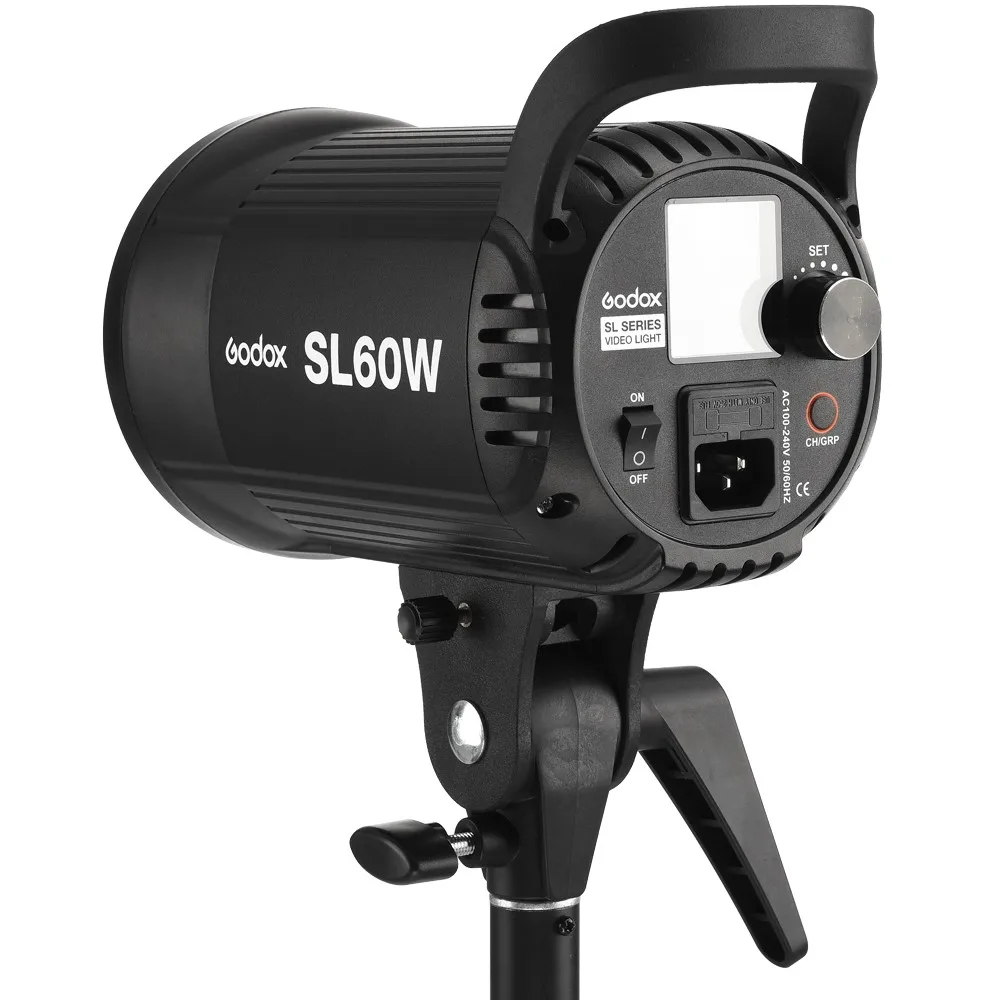 Godox-Luz LED de vídeo SL60W SL-60W, 5600K, versión blanca, luz de vídeo continua, montaje Bowens para grabación de vídeo en estudio