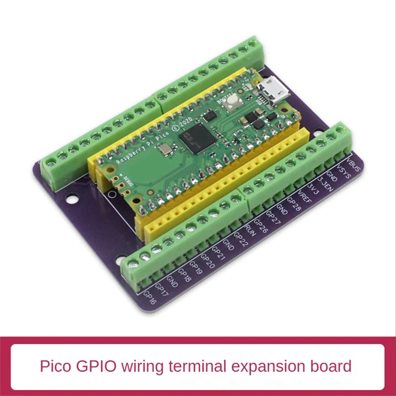 Raspberry pi pico,GPIO用の拡張ボード,オスおよびメスピン,非溶接,1セット