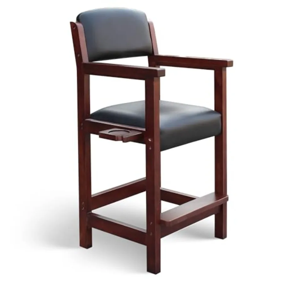 

Кресло-спиктора Hathaway Cambridge, бильярдный стул с мягкой подставкой для ног и местом для хранения, 25 дюймов Д x 22,5 дюйма Ш x 44,25 дюйма В, 30,5