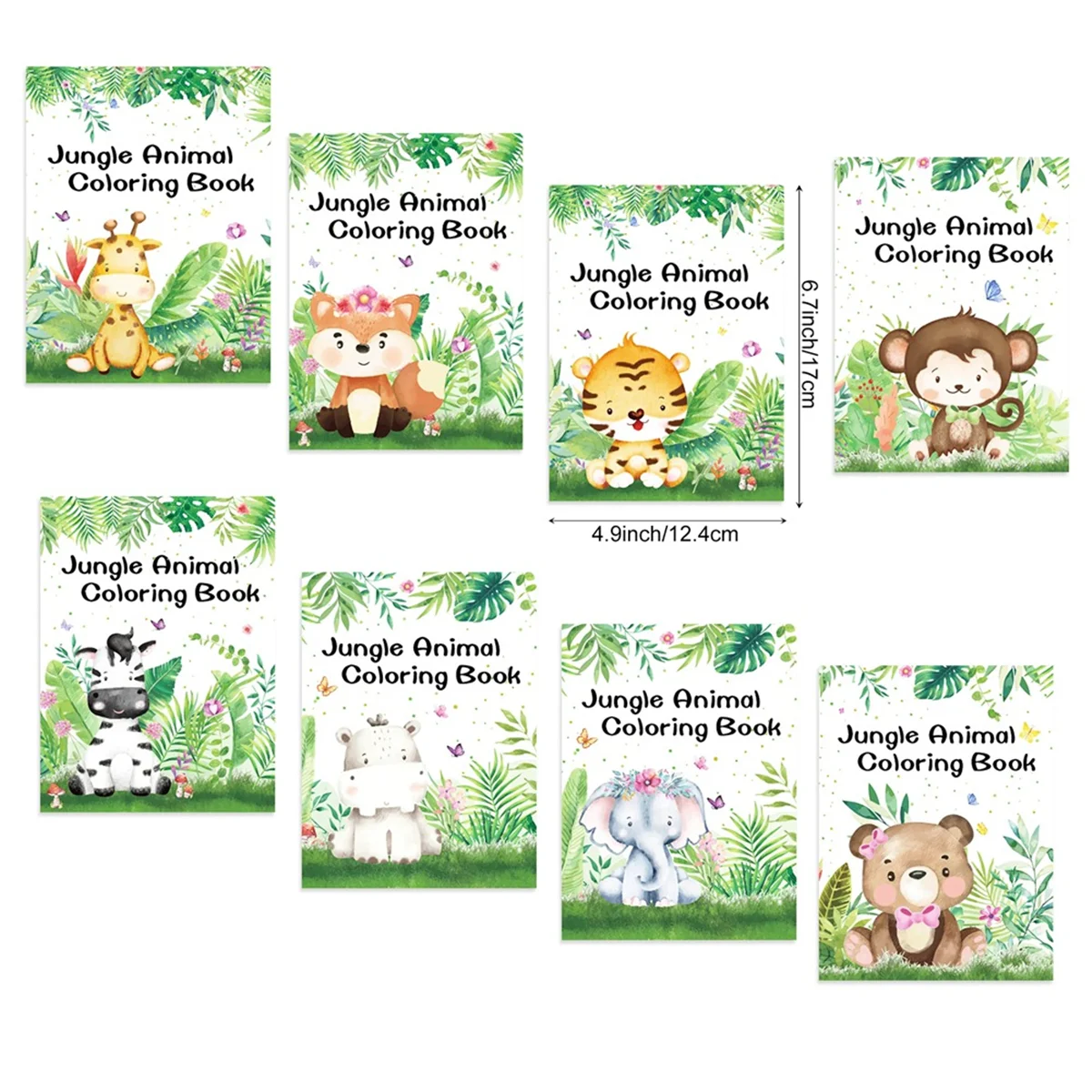 

Professional Cartoon Jungle Animals Graffiti Painting Book Coloring Picture Books