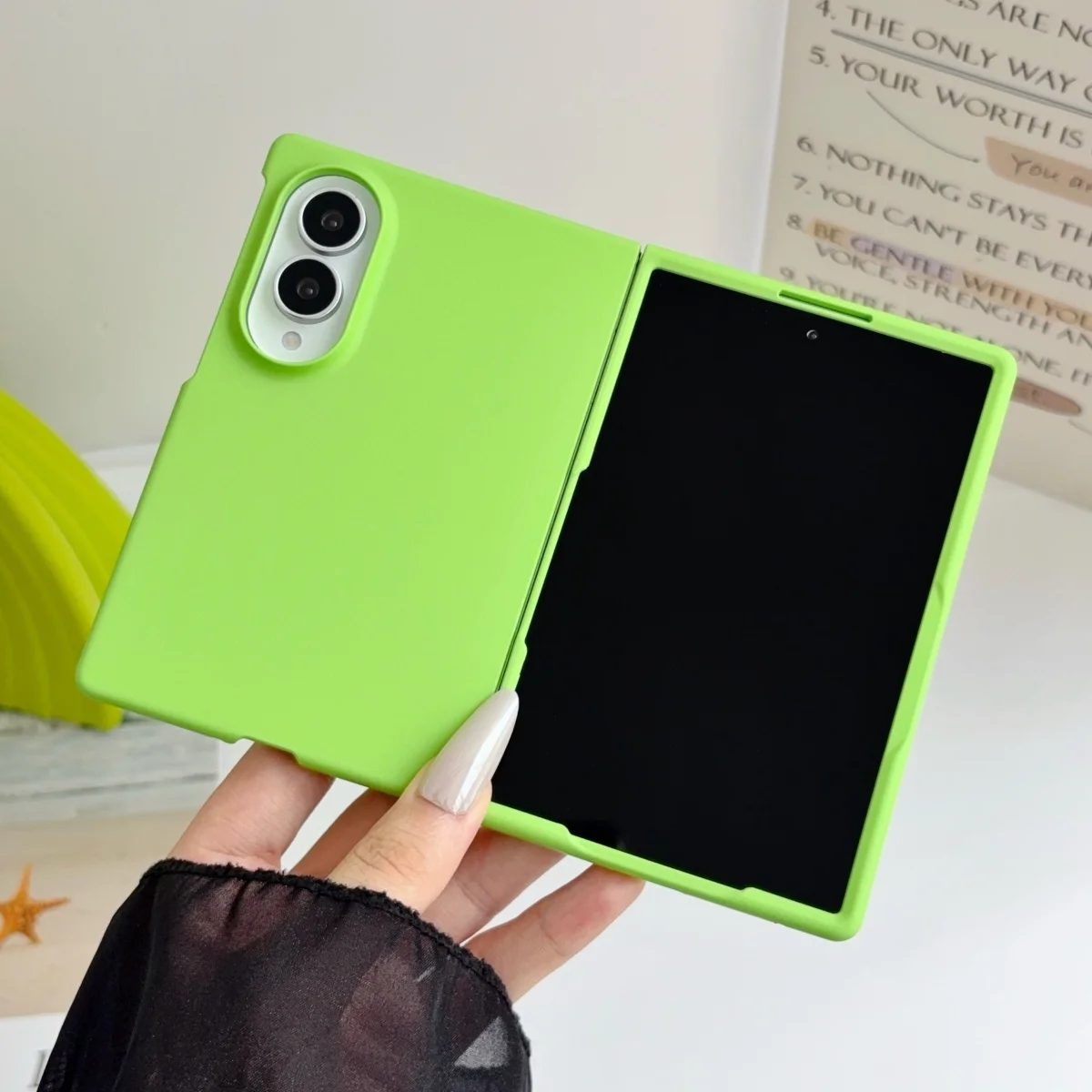 Luxury Matte Candy Solid Color Case for Samsung Galaxy Z Fold 8 Ultra 7 6 Zfold 5 4 Fold8 Frosted Hard Protection Phone Cover