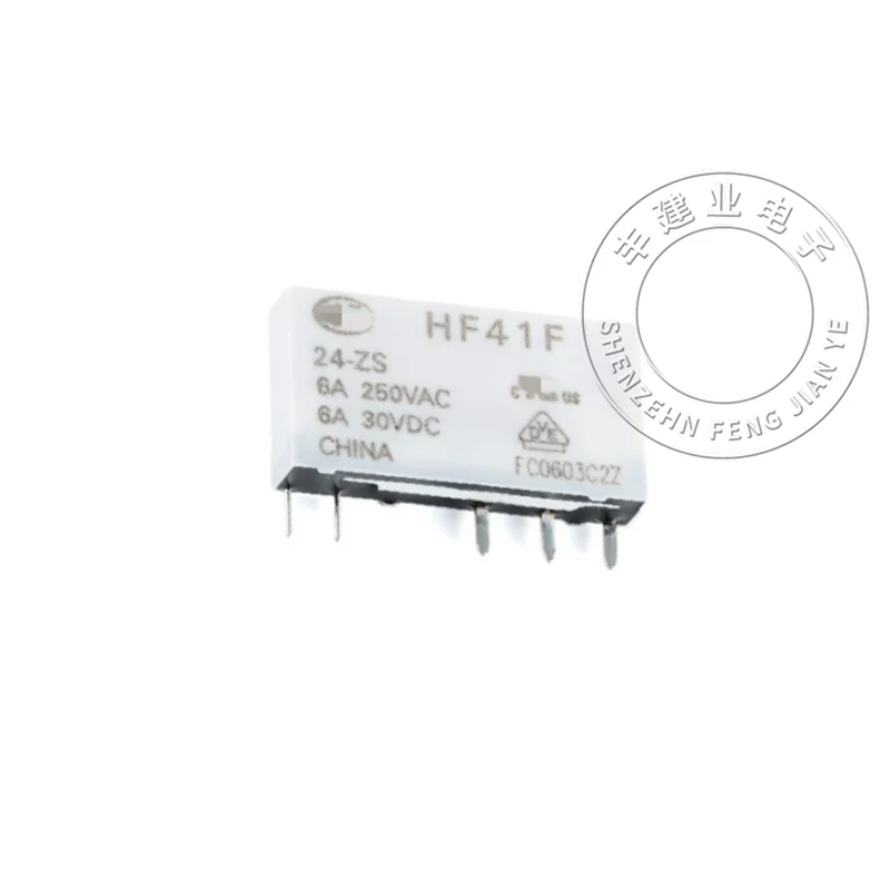 HF41F-ZS-ZST-5V/12V/24/5 PIN/6A BRAND NEW GENUINE HONGFA RELAY 1-5PCS