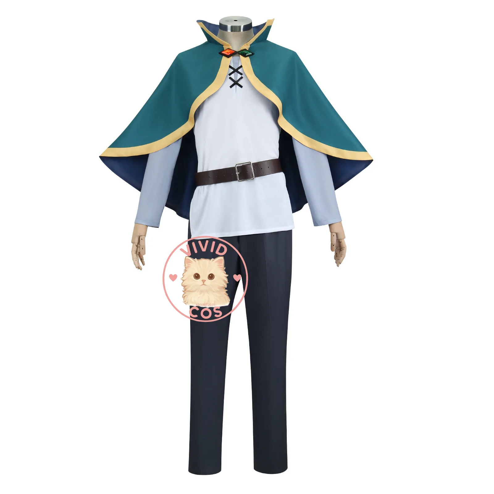 KonoSuba: Boże Błogosławieństwo na Ten Wspaniały Świat Kazuma Satou Halloweenowy Kostium Cosplay Kompletny Zestaw Strój do Odgrywania Ról