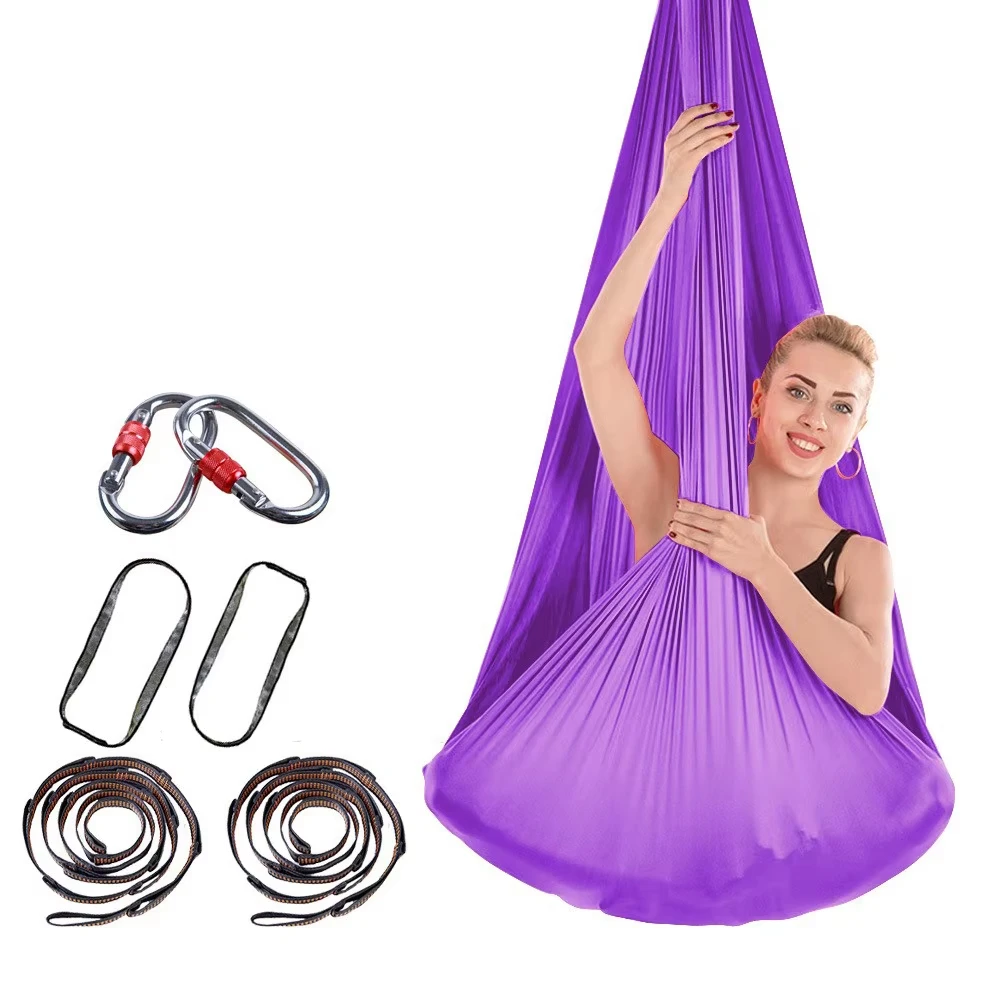 

20 Color Anti-Gravity Flying Swing Inversion Yoga Hammock with All Accessories Aerial Yoga Hammock