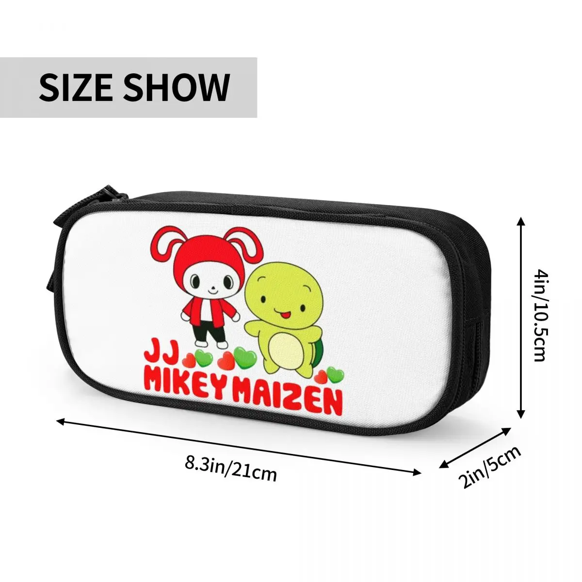 Imagem -04 - Mikey Maizen Lápis Cases Grande Capacidade Pen Bags Pen Box Lápis Pouch para Meninos e Meninas Estudantes Papelaria Escola e Escritório jj