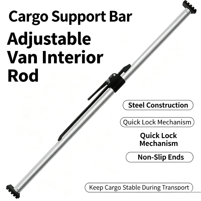 4 Meters 2 Refrigerated Truck Compartment Support Rod Telescopic Top Rod Fixed Goods Anti-movement Adjustable Van Support Rod
