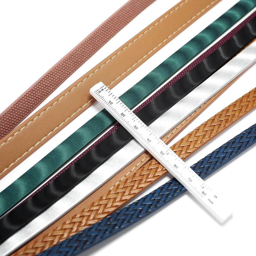 1.15meter Leather Strips,Stitched Flat Leather Cord,Synthetic Leather Belt Bag Handle,10mm 15mm Key Cord ,Cord Bracelets Making