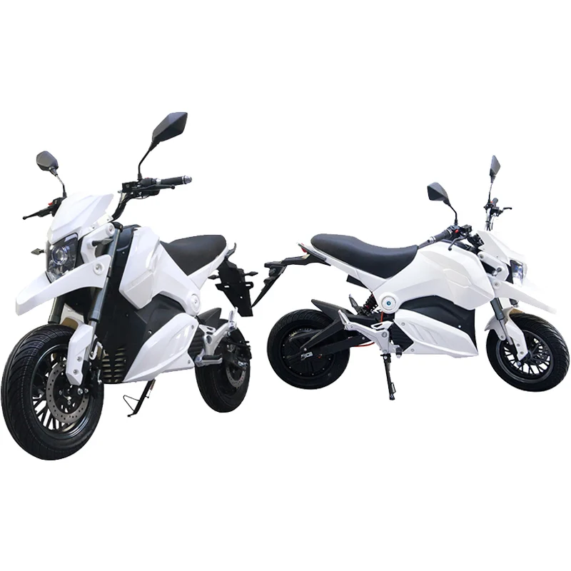 Customized Disc Brake E Motorcycle White Small Adult Electric Scooter