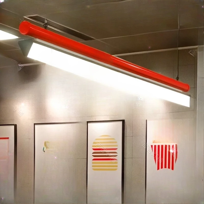 

Long restaurant chandelier design room personalized bar Italian minimalist lamps