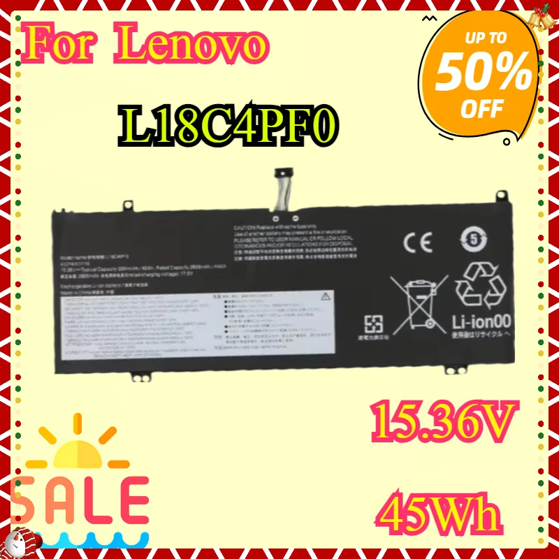 

New L18C4PF0 Laptop Battery For Lenovo ThinkBook 13S-IML 13S-IWL 14S-IML 14S-IWL 20RR 20RS 20R9 20RM Series L18D4PF0 L18M4PF0