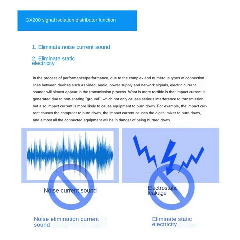 1 шт. двухканальный микшер 6,5 XLR, аудиоизолятор, микшер тока, шума, микрофон, общий фильтр заземления