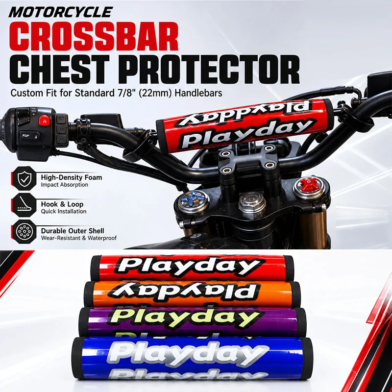 Motorcycle Handlebar Foam Pads For Renthal Protector Grips Crossbar Cross Chest For Honda Yamaha Kawasaki ATV DirtBike Quad