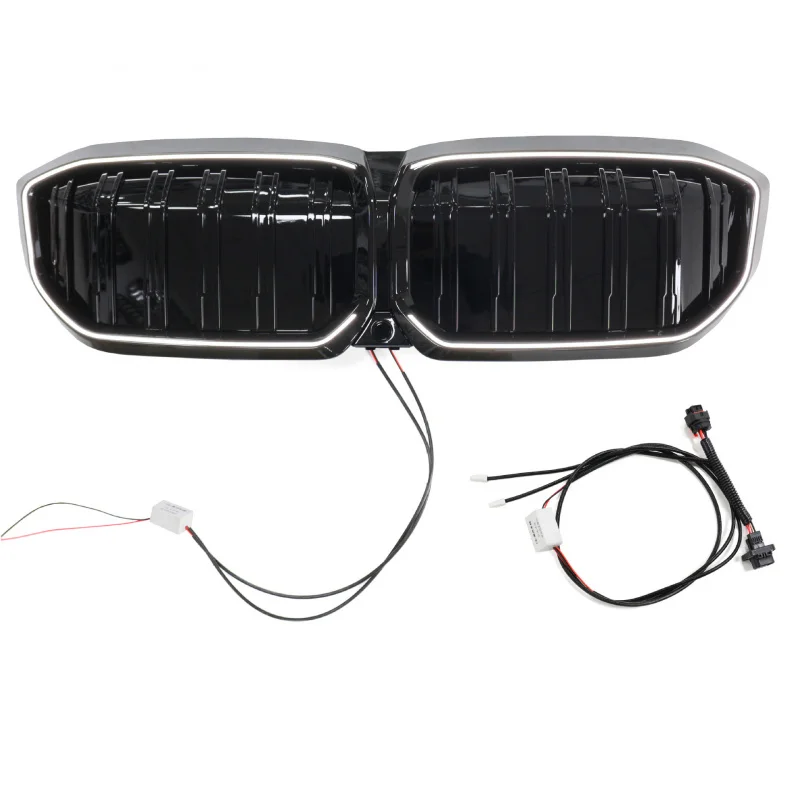 

Suitable for BMW I3 2022 2023 Body Kit Radiator Grille ABS Glossy Black Double Slats Front Bumper