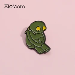 Sad Frog Turtle Enamel Pins Custom Cartoon Depressed Animals Brooches Lapel Badges Jewelry Accessory Gift For Kids Friends