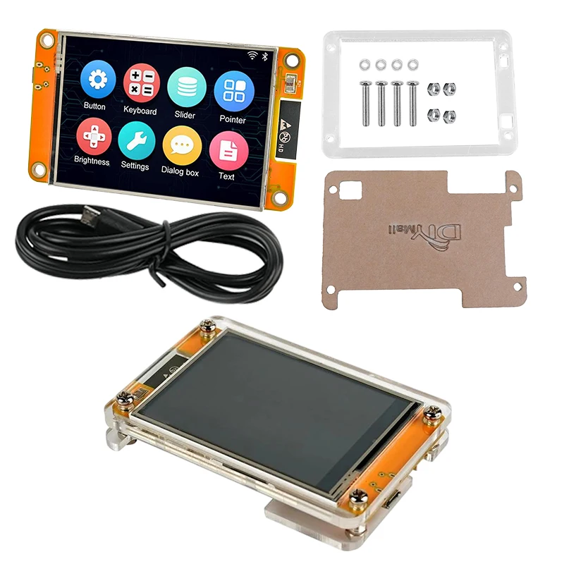 ESP32-2432S028R 2.8 inch TFT Touch Screen Display ESP-WROOM-32 ILI9341 Driver WiFi BLE Dual Core Development Board with Case