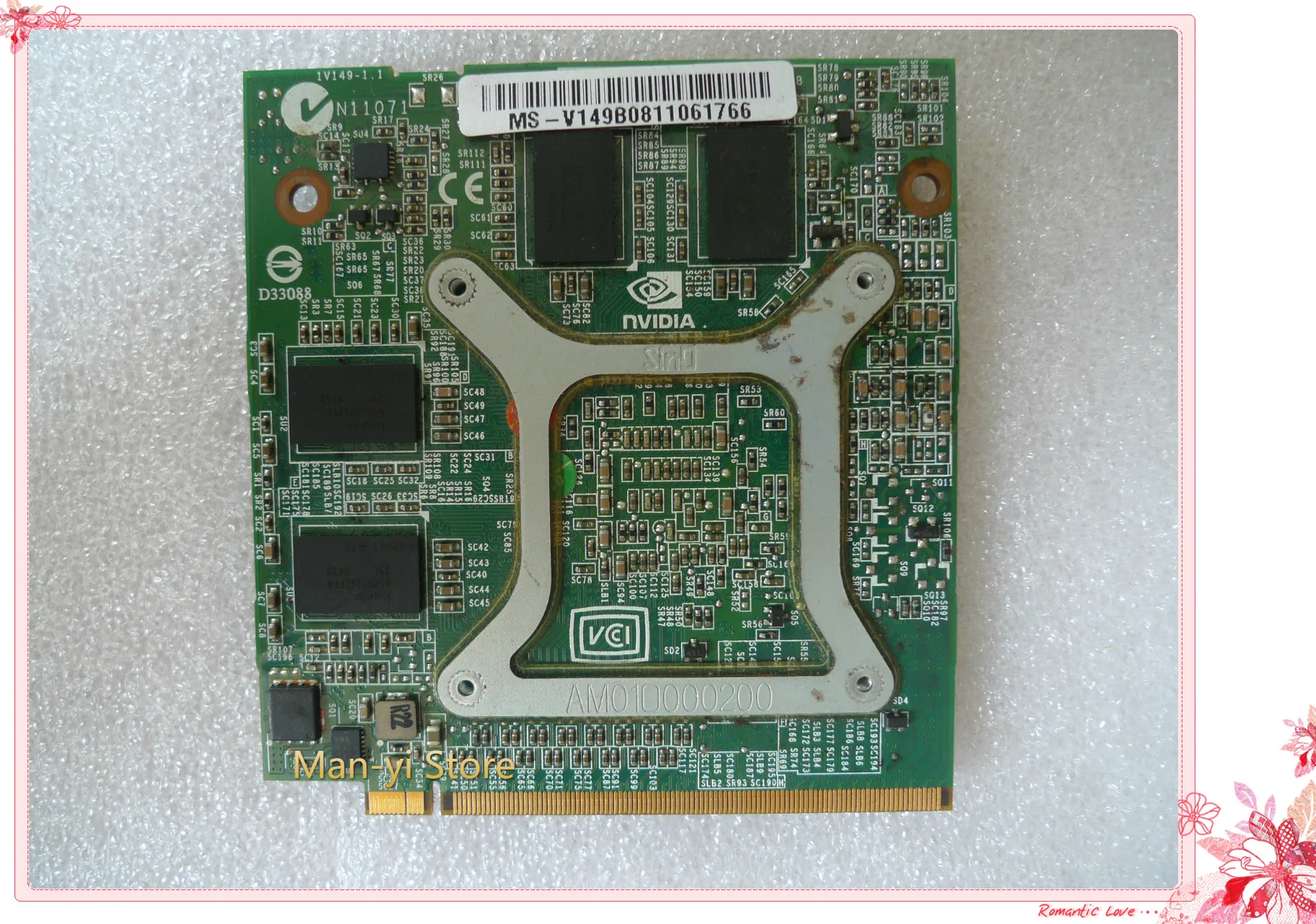 for nVidia GeForce 9600M GT G96-600-C1 GDDR2 512MB MXM card