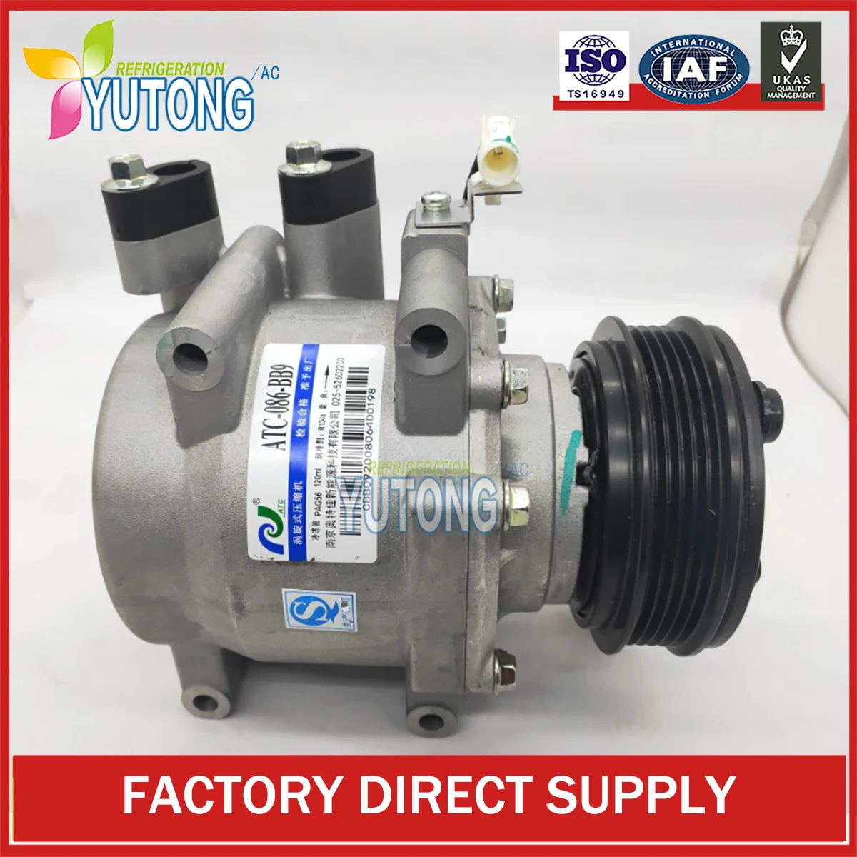 ATC-086-BB9 AC Compressor for Zotye Z300/Z500