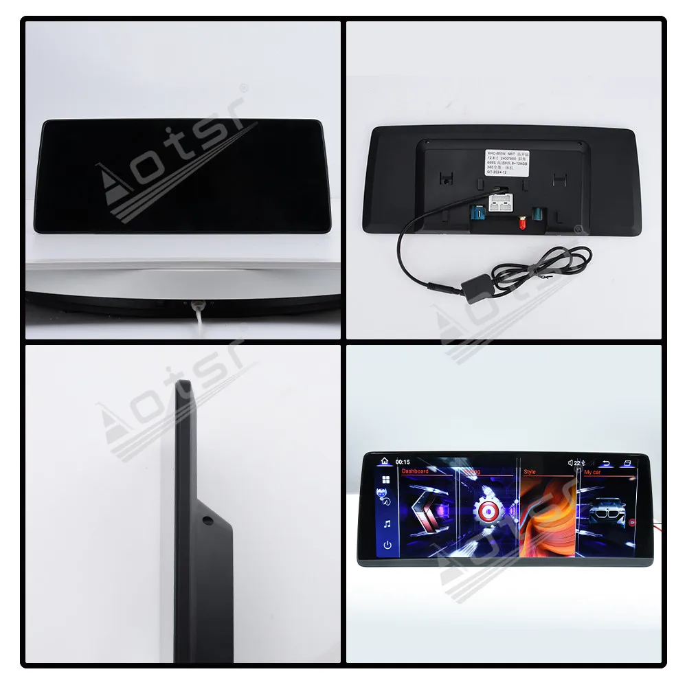 12.9'' Android 14 for BMW 3 Series E90 2005-2012 CIC CCC Ultra-thin Screen Navigation Carplay Car Radio Multimedia Player EVO 4G